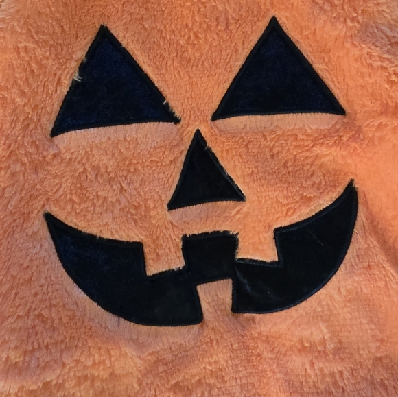 Spirit halloween Unisex Pumpkin Bunting Halloween Costume One Piece 0-6 Months - Picture 3 of 8